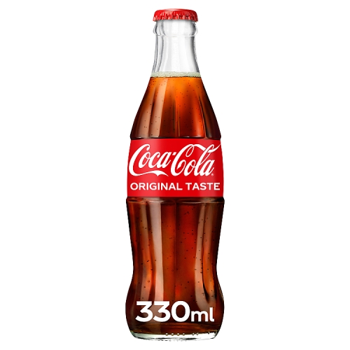 Coca-Cola Original Taste Glass Bottles 24x330ml.