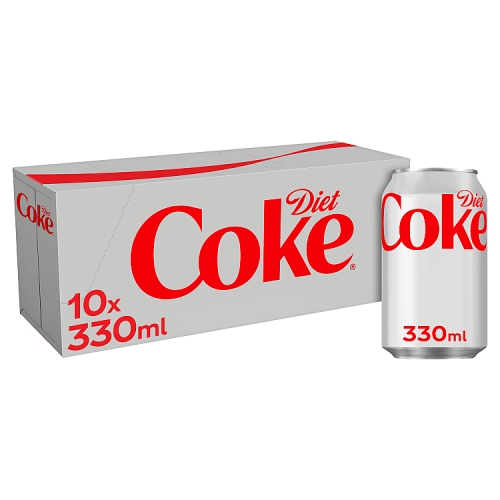 Diet Coke (10x330ml)3 Can Fridge Pack.