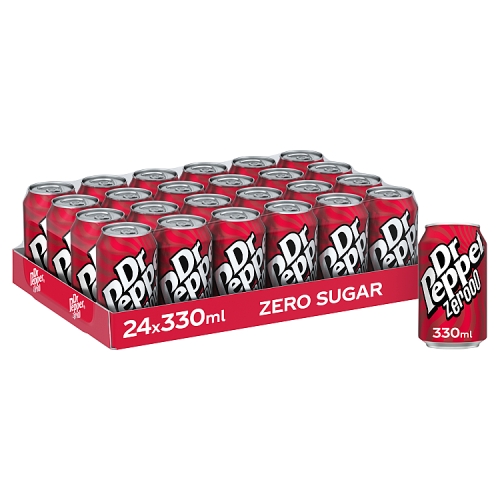 Dr Pepper Zero 24x330ml.