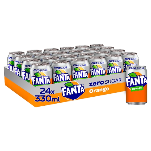 Fanta Orange Zero 24x330ml.