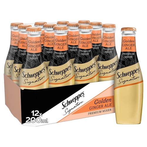 Schweppes Signature Collection Golden Ginger Ale 12x200ml.