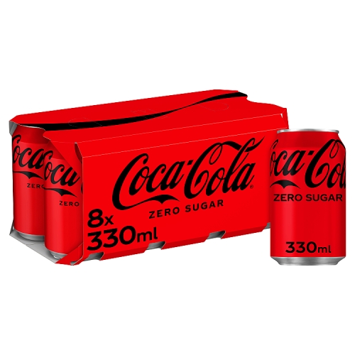 Coca-Cola Zero Sugar (8x330ml)3.