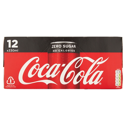 Coca-Cola Zero Sugar (12x330ml)2.