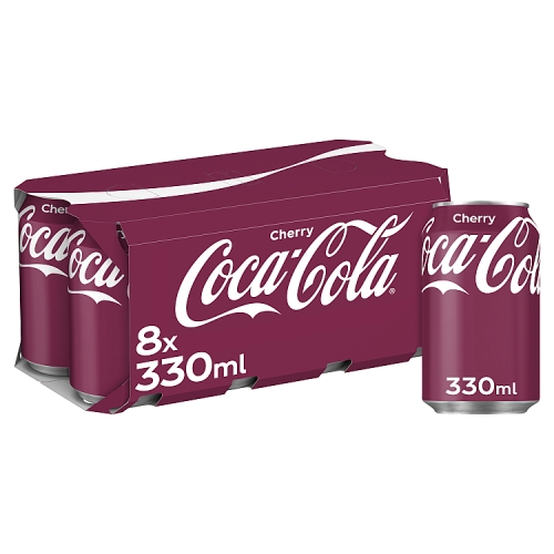 Coca-Cola Cherry 8x330ml.