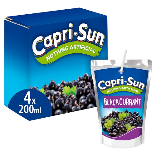Capri-Sun Blackcurrant (4x200ml)8.