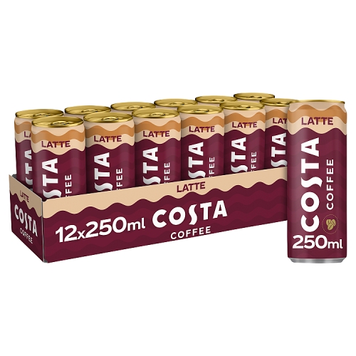 Costa Coffee Latte 12x250ml.
