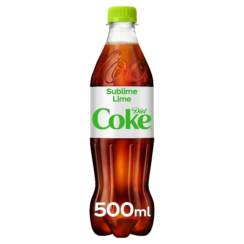 Diet Coke Sublime Lime 12x500ml.
