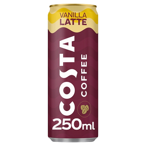 Costa Coffee Vanilla Latte 12x250ml.