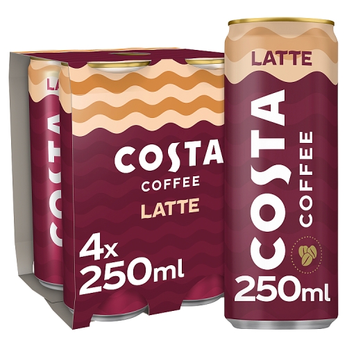 Costa Coffee Latte (4x250ml)6.