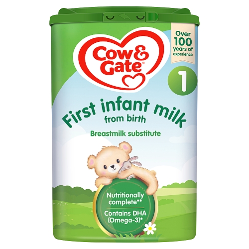 Cow & Gate First Baby Milk Formula From Birth 800g.