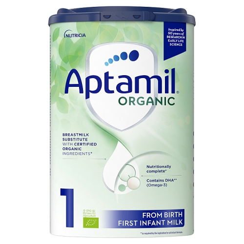Aptamil Organic First Infant Milk from Birth 800g.