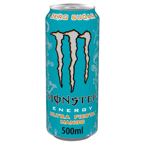 Monster Energy Drink Ultra Fiesta Mango Zero Sugar 12x500ml.