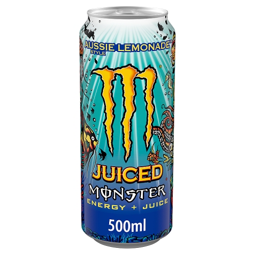Monster Energy Drink Aussie Style Lemonade 12x500ml.
