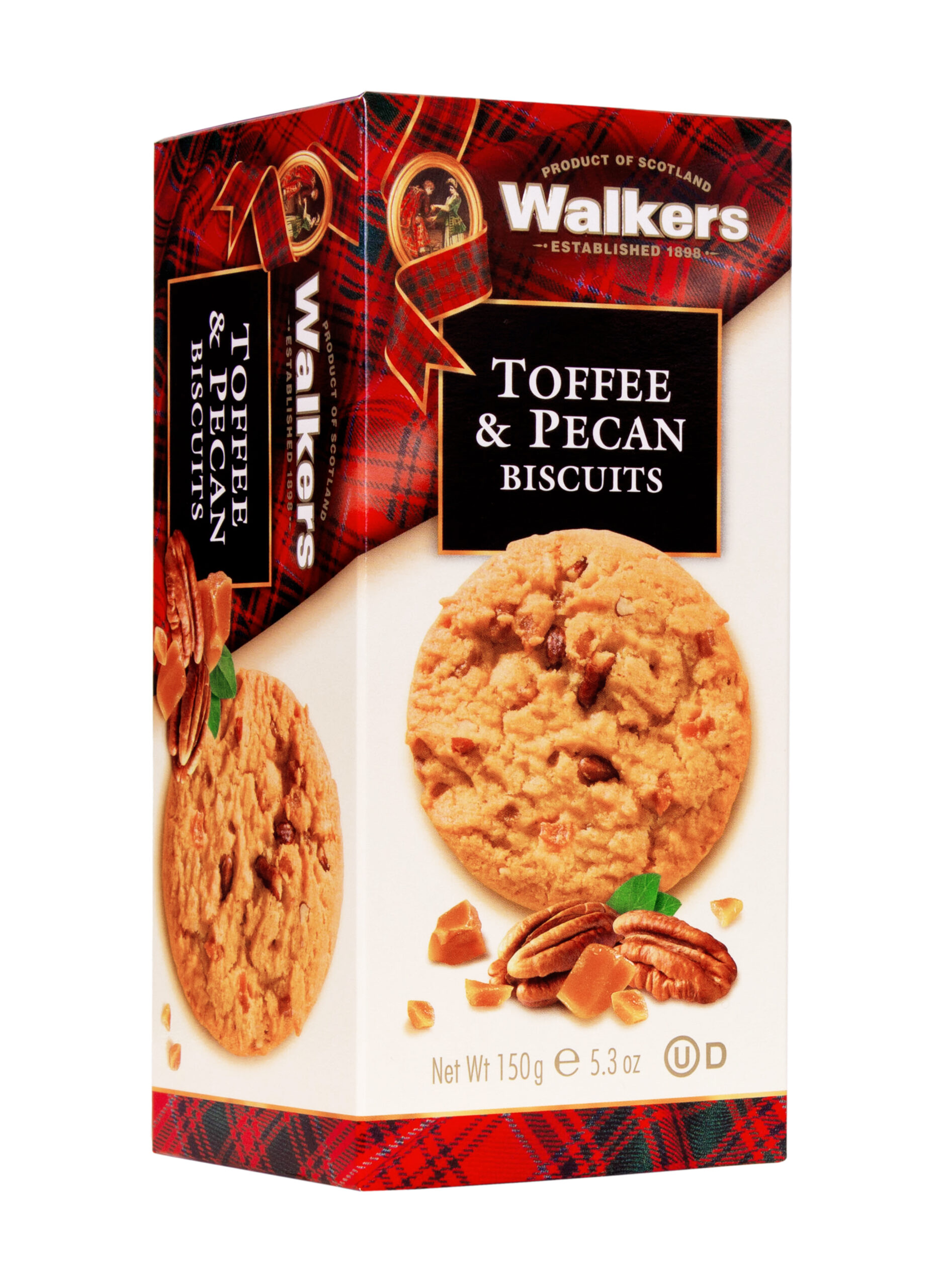 Carton Toffee & Pecan Biscuits.