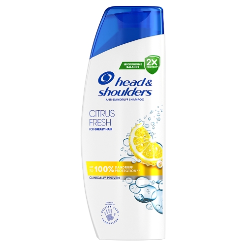 Head & Shoulders Citrus Fresh Anti Dandruff Shampoo for greasy hair 250ml. For Daily Use