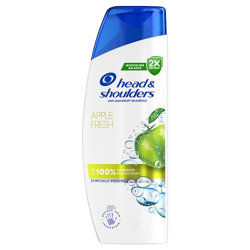 Head & Shoulders Apple Fresh Anti Dandruff Shampoo 250ml for Daily Use. For Any Hair Type
