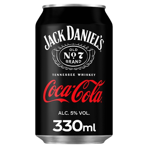 Jack Daniel’s and Coca-Cola 12x330ml.