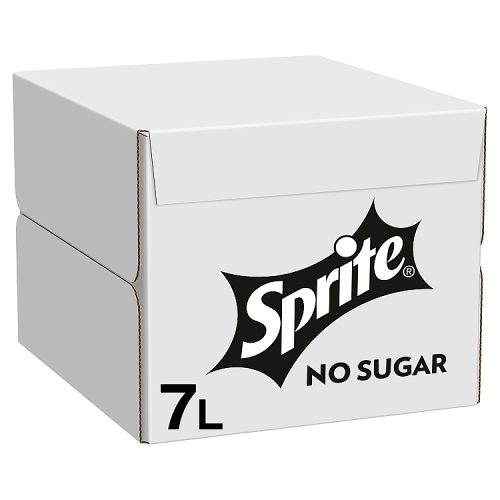 Sprite No Sugar 7L Post mix Bag in Box.