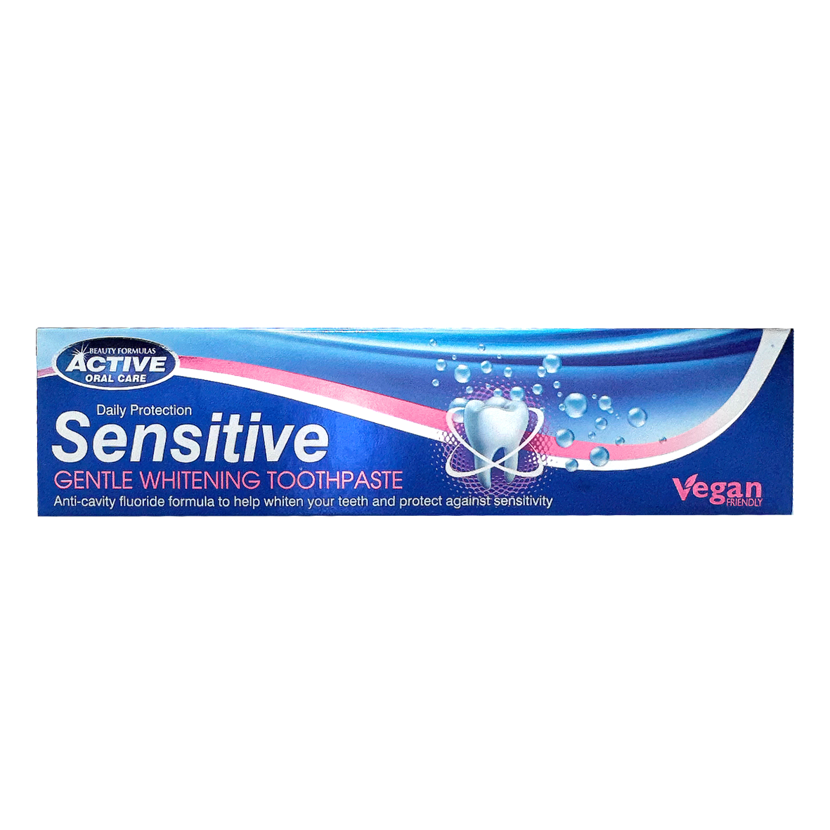 Sensitive gentle whitening toothpaste.