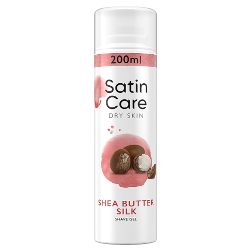 Gillette Satin Care Shave Gel, Shea Butter Silk, 200ml.