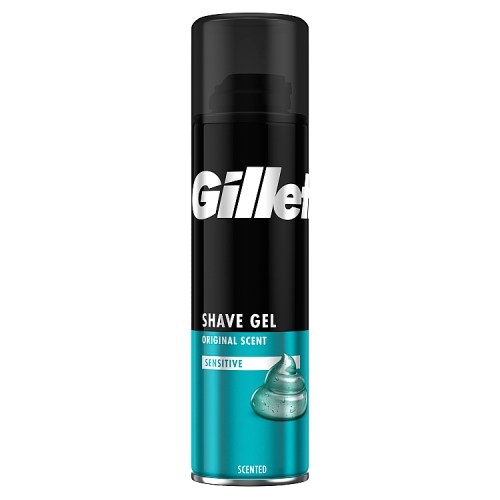 Gillette Classic Sensitive Shave Gel, 200ml.