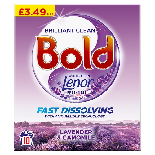 Bold Washing Powder 650g,10 Washes PM £3.49
