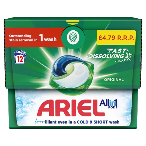 Ariel All-in-1 PODS®,Washing Capsules 12 PM £4.79