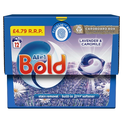 Bold All-in-1 PODS® Washing Capsules x12 PM £4.79