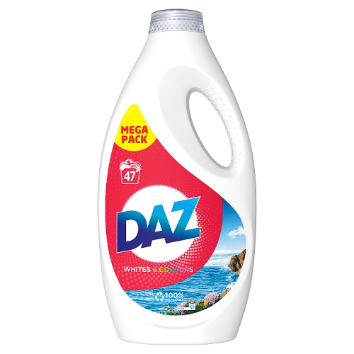 Daz Washing Liquid Whites & Colours 47 Washes.