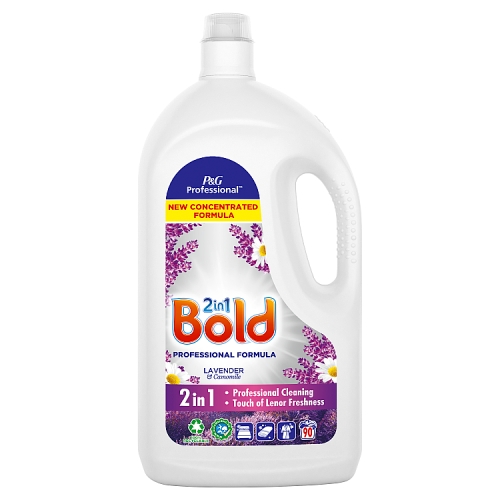 Bold Professional Washing Liquid Laundry Detergent Lavender, 90 washes, 4.05L.