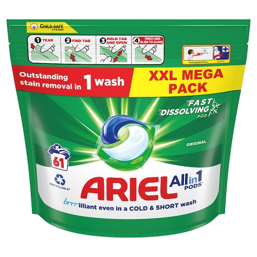 Ariel All-in-1 PODS®, Washing Capsules 61.