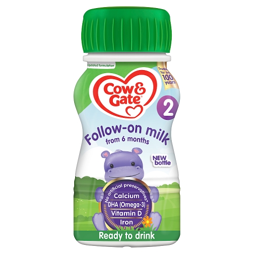 Cow & Gate 2 Follow-On Milk from 6 Months 200ml.
