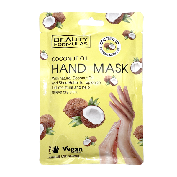 Coconut oil hand mask.