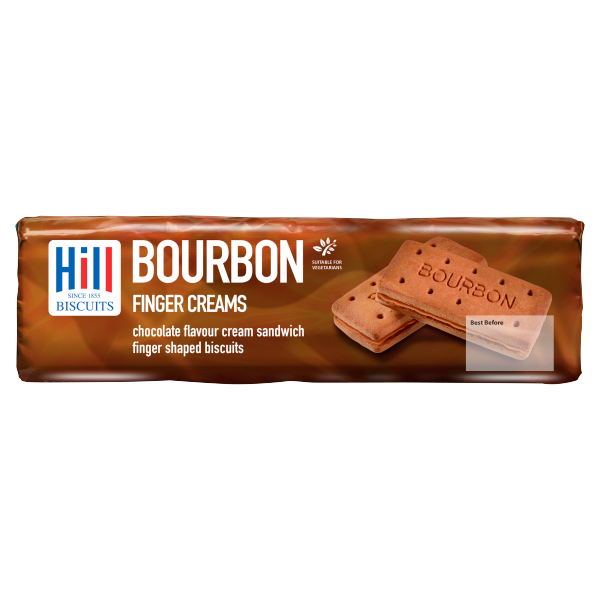 Hill Biscuits Bourbon Finger Creams 200g.