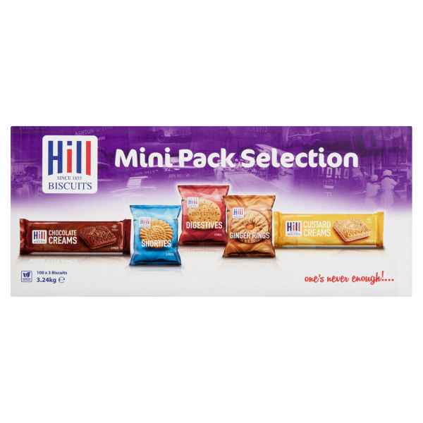 Hill Biscuits Mini Pack Selection 3.24kg.