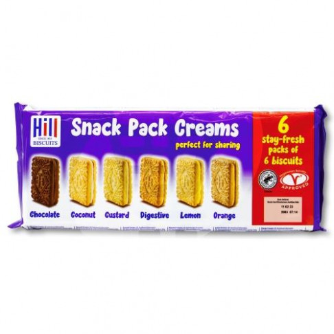 Hill Snack Pack Creams 450g.