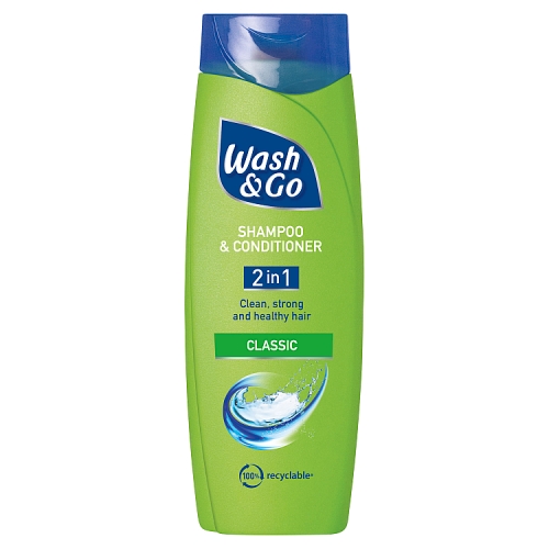 Wash & Go 2 in 1 Shampoo & Conditioner Classic 200ml.