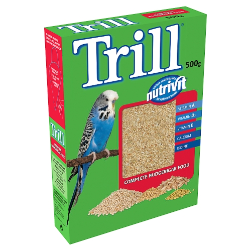 Trill Nutrivit Complete Budgerigar Food 500g.