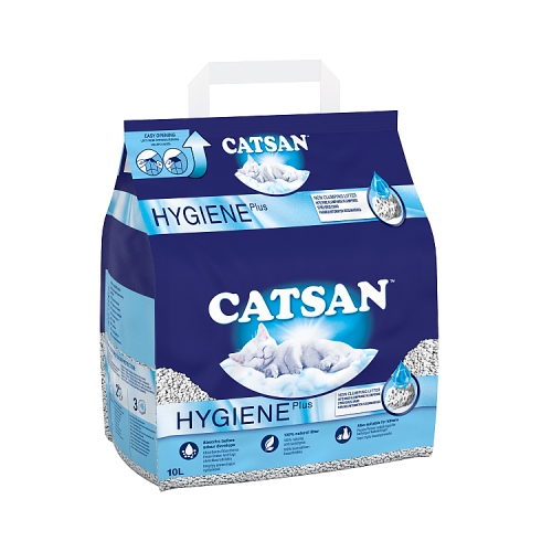 Catsan Hygiene Non-Clumping Odour Control Cat Litter 10L.