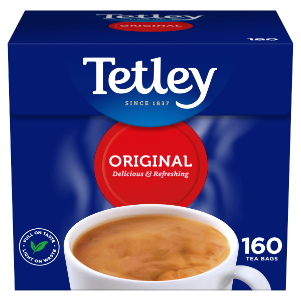 Tetley Original 160 Tea Bags 500g.