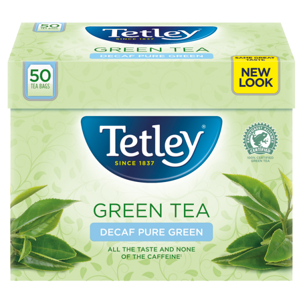 Tetley Decaf Green Tea Bags x50.