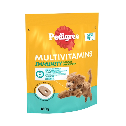 Pedigree Multivitamins Immunity 30 Soft Dog Chews 180g.