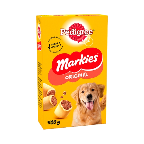 Pedigree Markies Adult Dog Treats Marrowbone Biscuits 500g.
