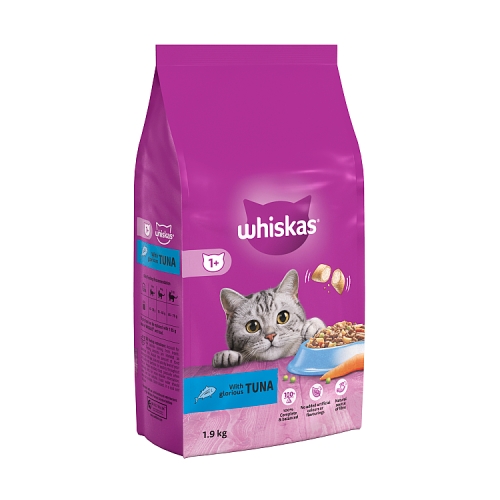 Whiskas 1+ Tuna Adult Dry Cat Food 1.9kg.