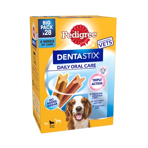 Pedigree Dentastix Daily Adult Medium Dog Treats 28xDental Sticks 720g.